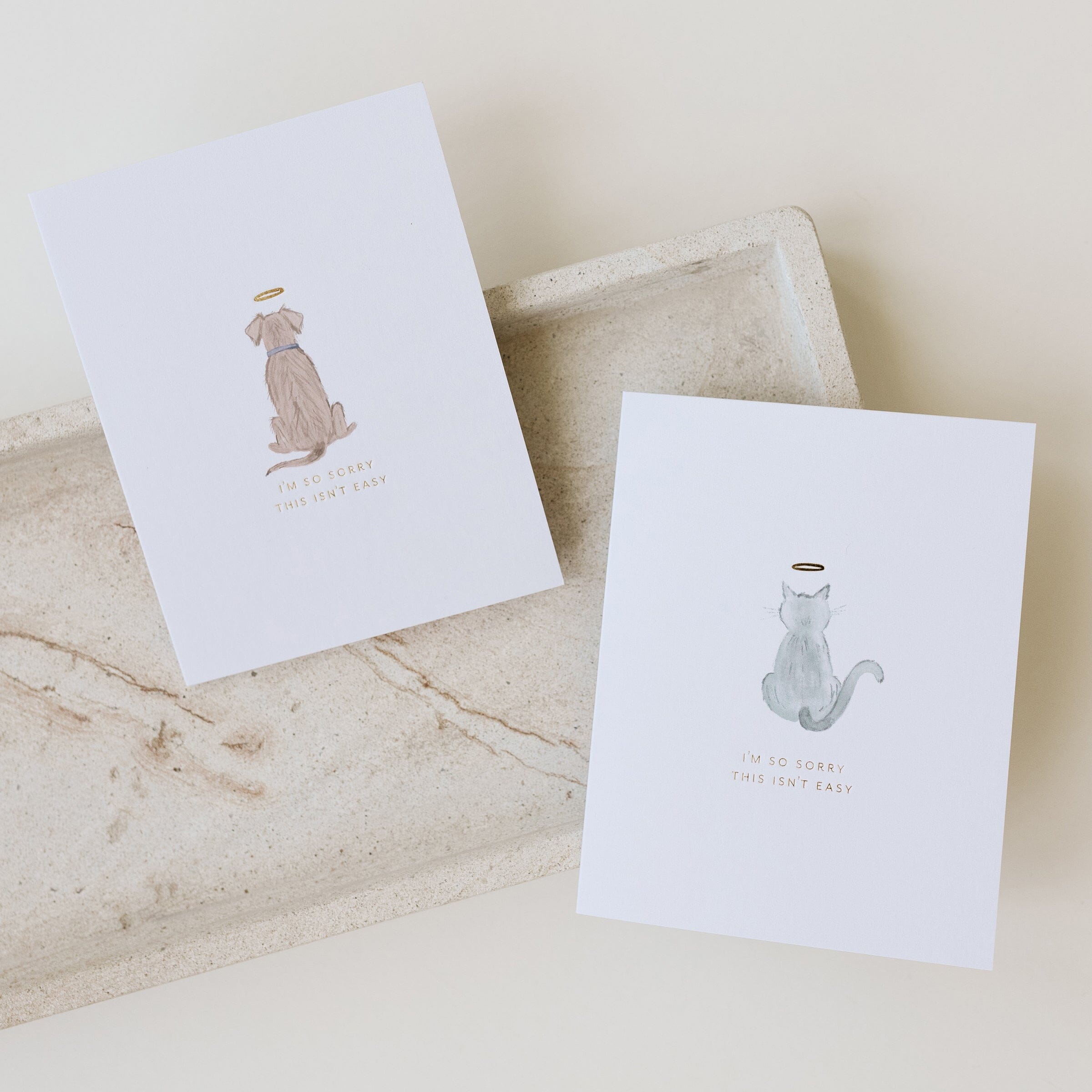 Angel Cat Card - Ramona & Ruth