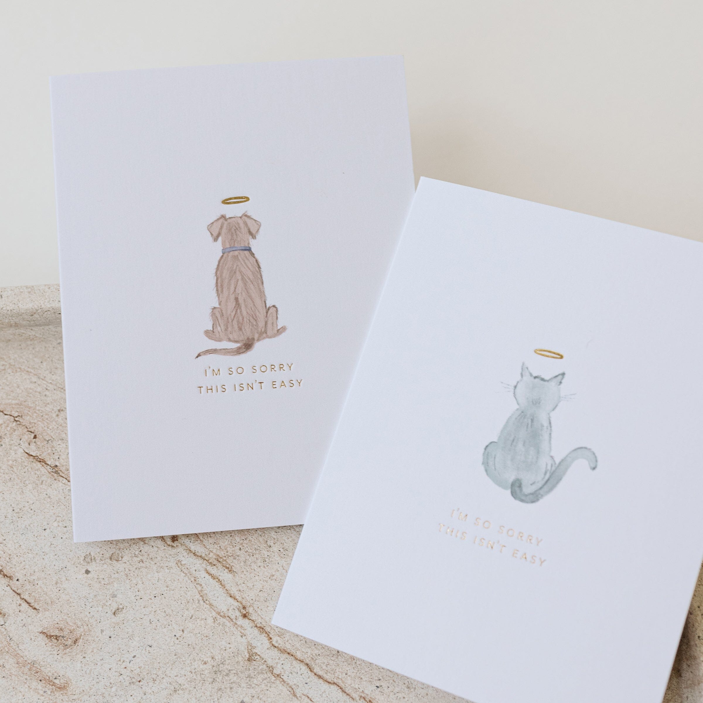 Angel Dog Card - Ramona & Ruth
