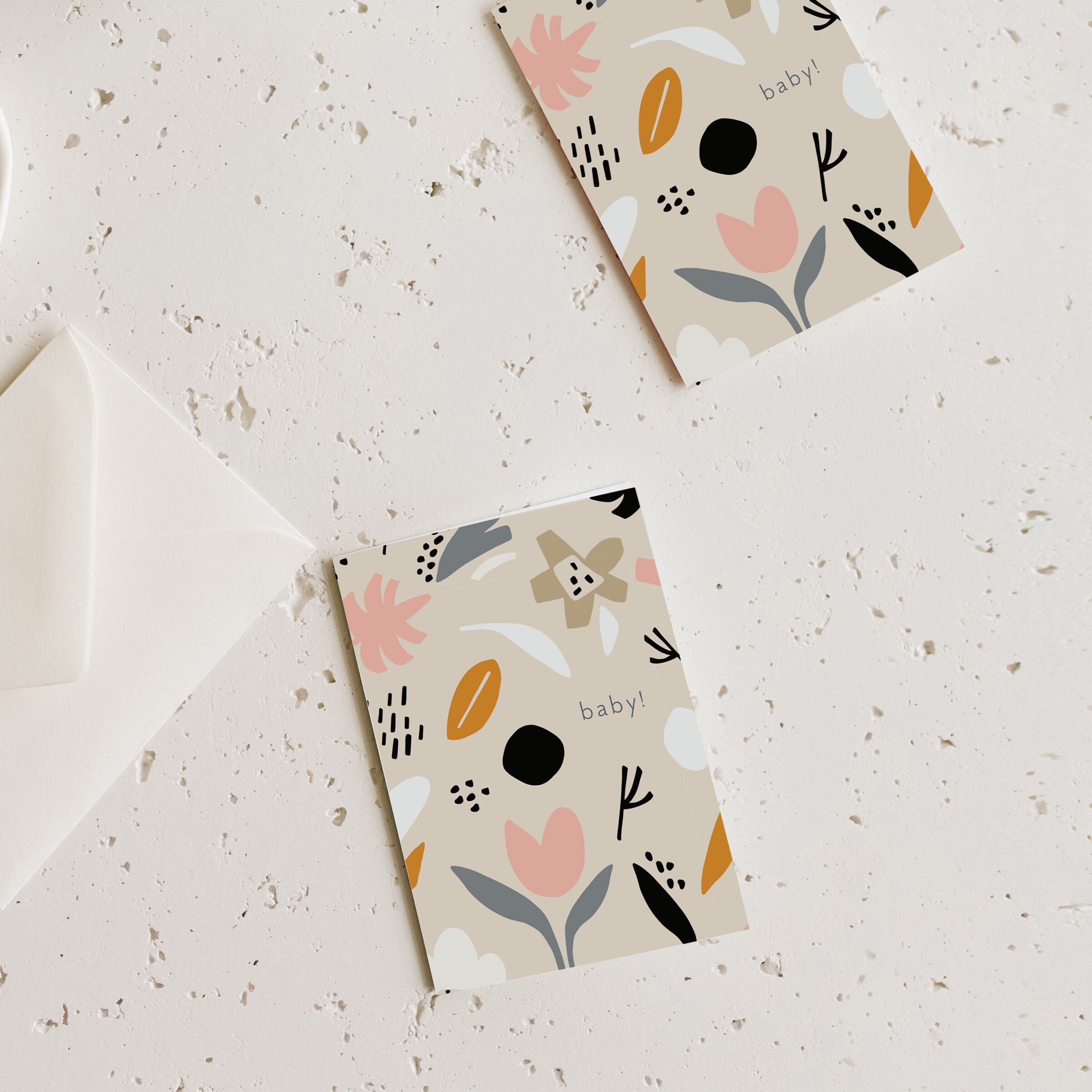 Baby Floral Mini Card - Ramona & Ruth