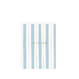 Baby Stripes Blue Mini Card - Ramona & Ruth