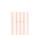 Baby Stripes Pink Mini Card - Ramona & Ruth