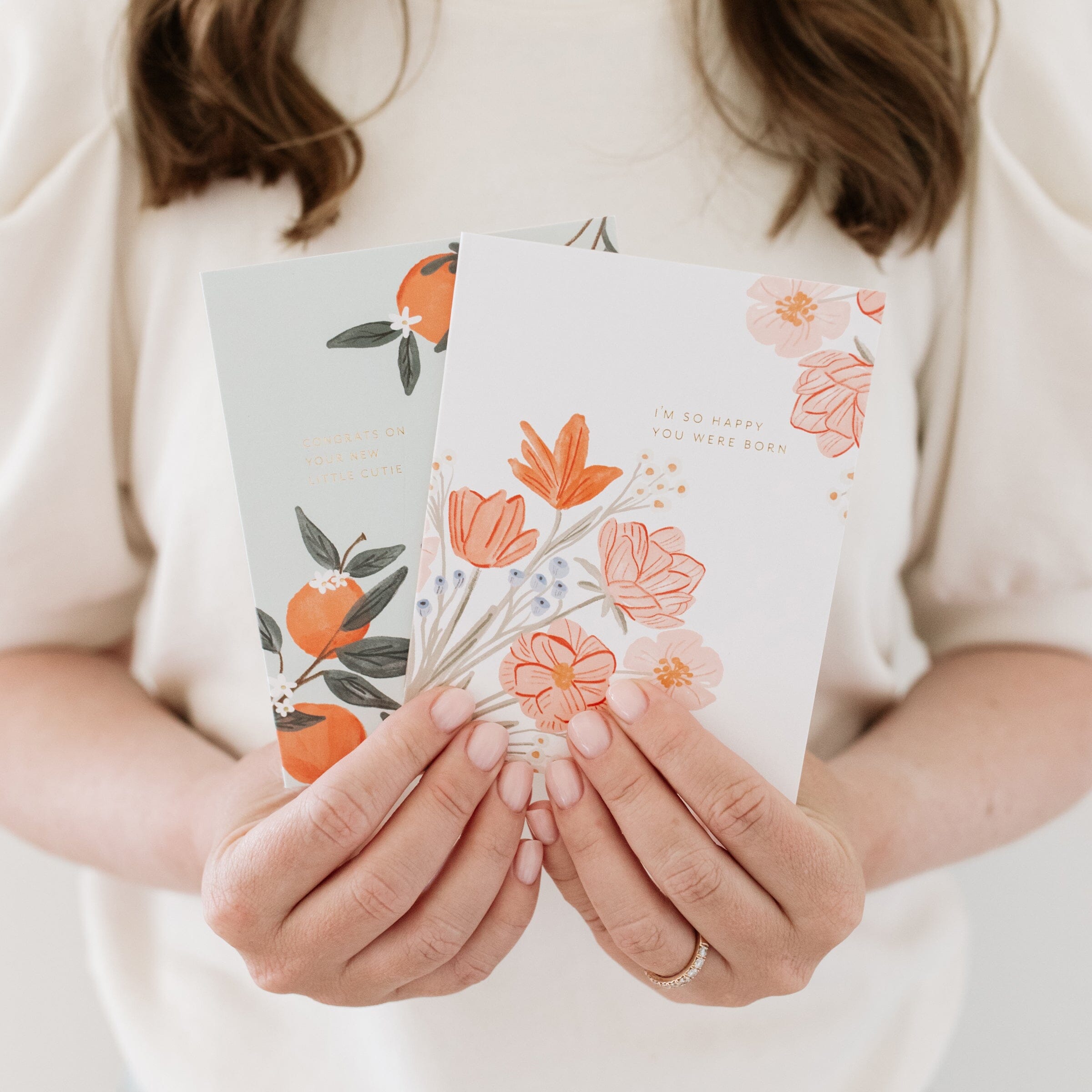 Born Flowers Card - Ramona & Ruth