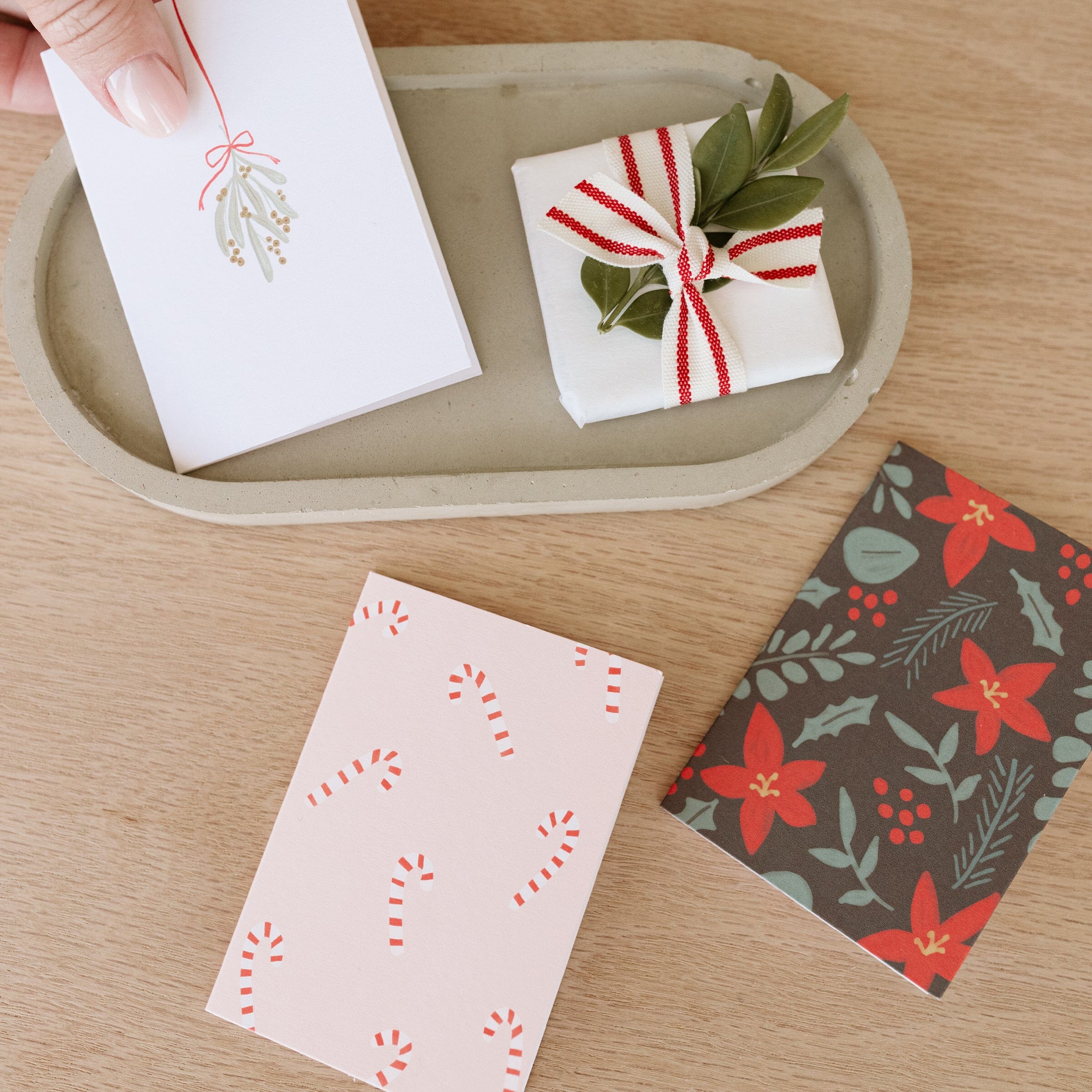 Candy Cane Mini Card - Ramona & Ruth