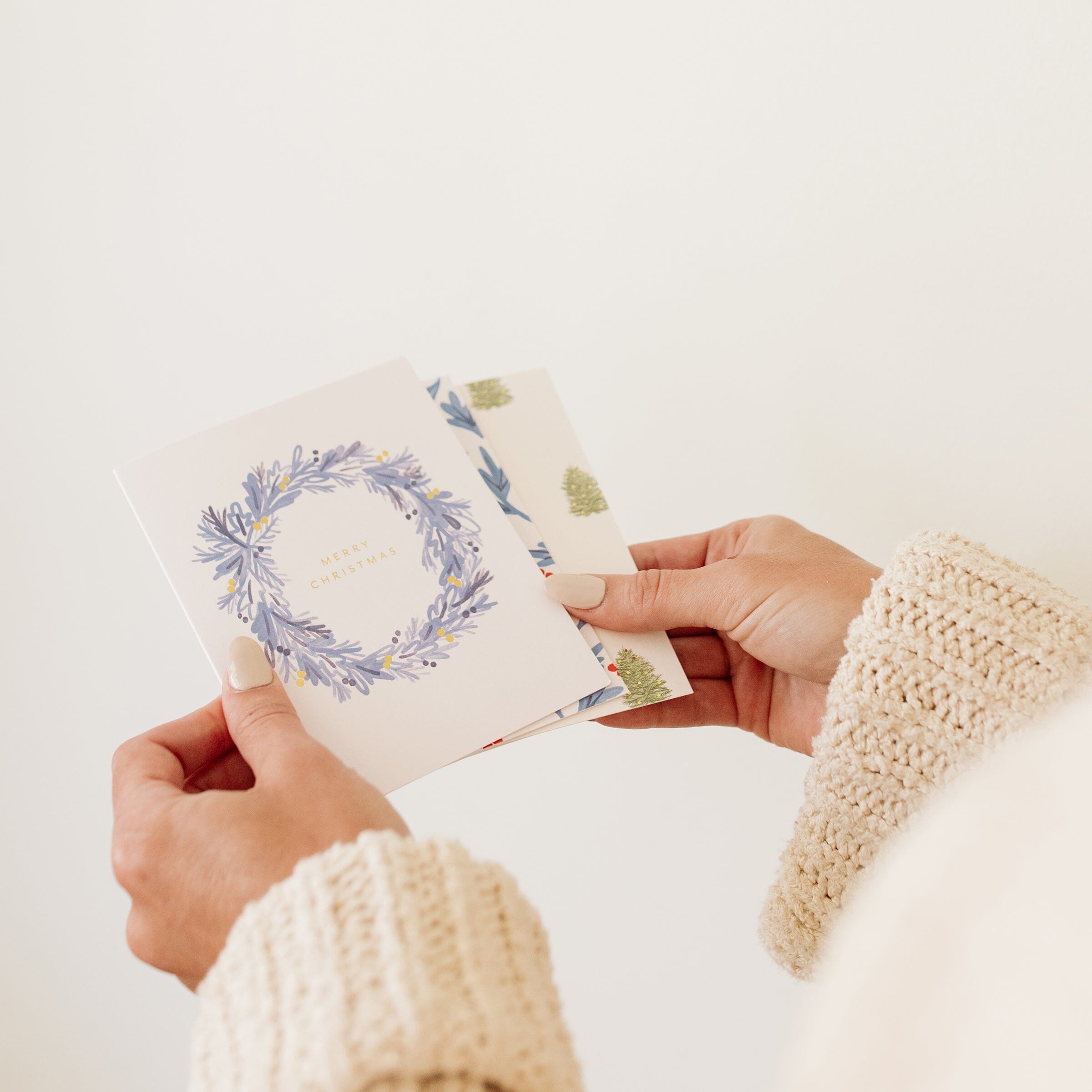Christmas Wreath Card - Ramona & Ruth