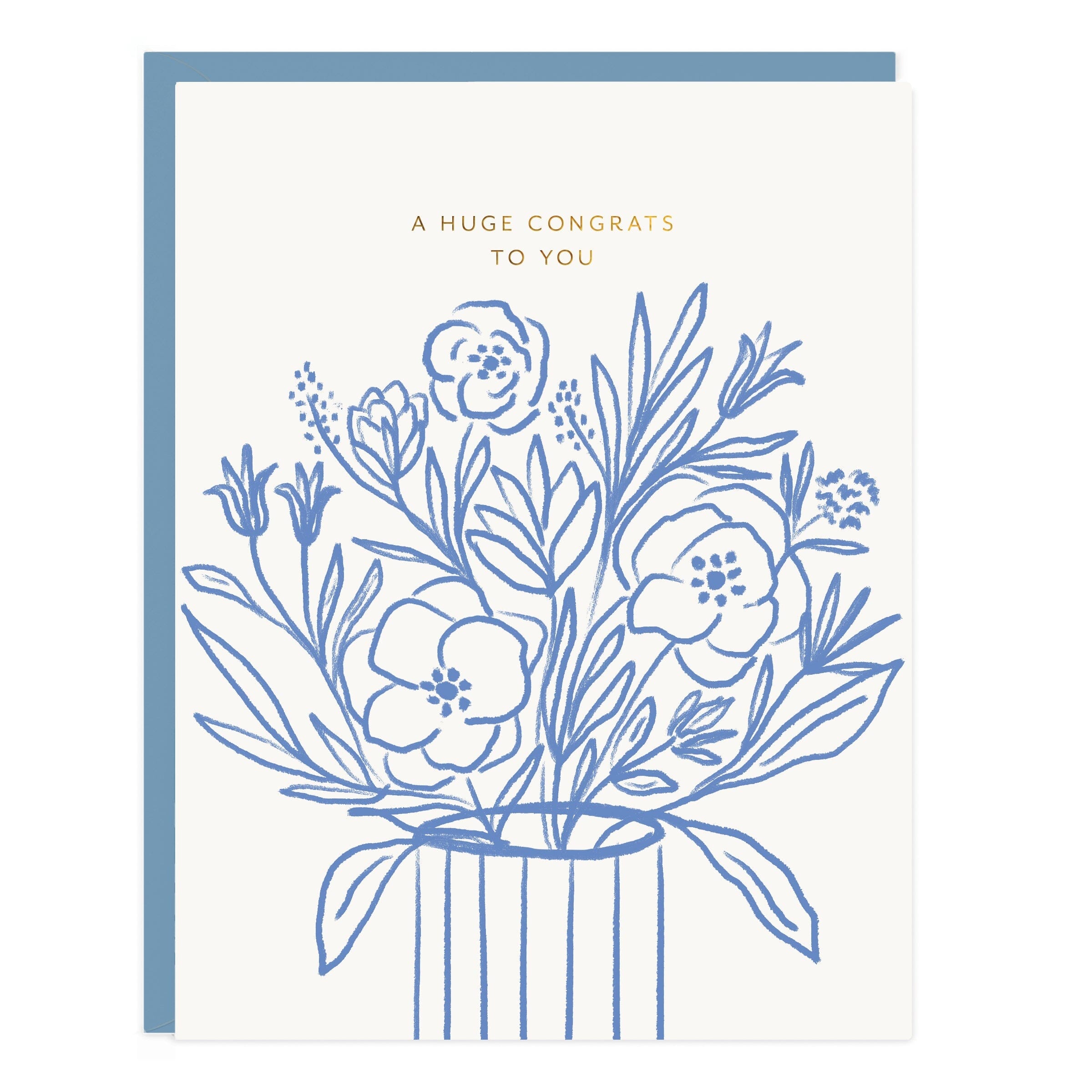 Congrats Bouquet Card - Ramona & Ruth