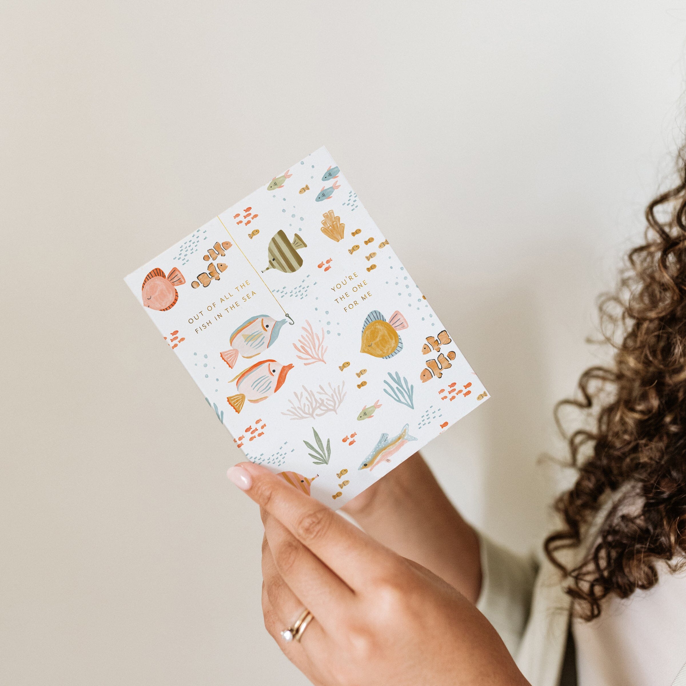 Fish In Sea Card - Ramona & Ruth