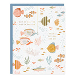 Fish In Sea Card - Ramona & Ruth
