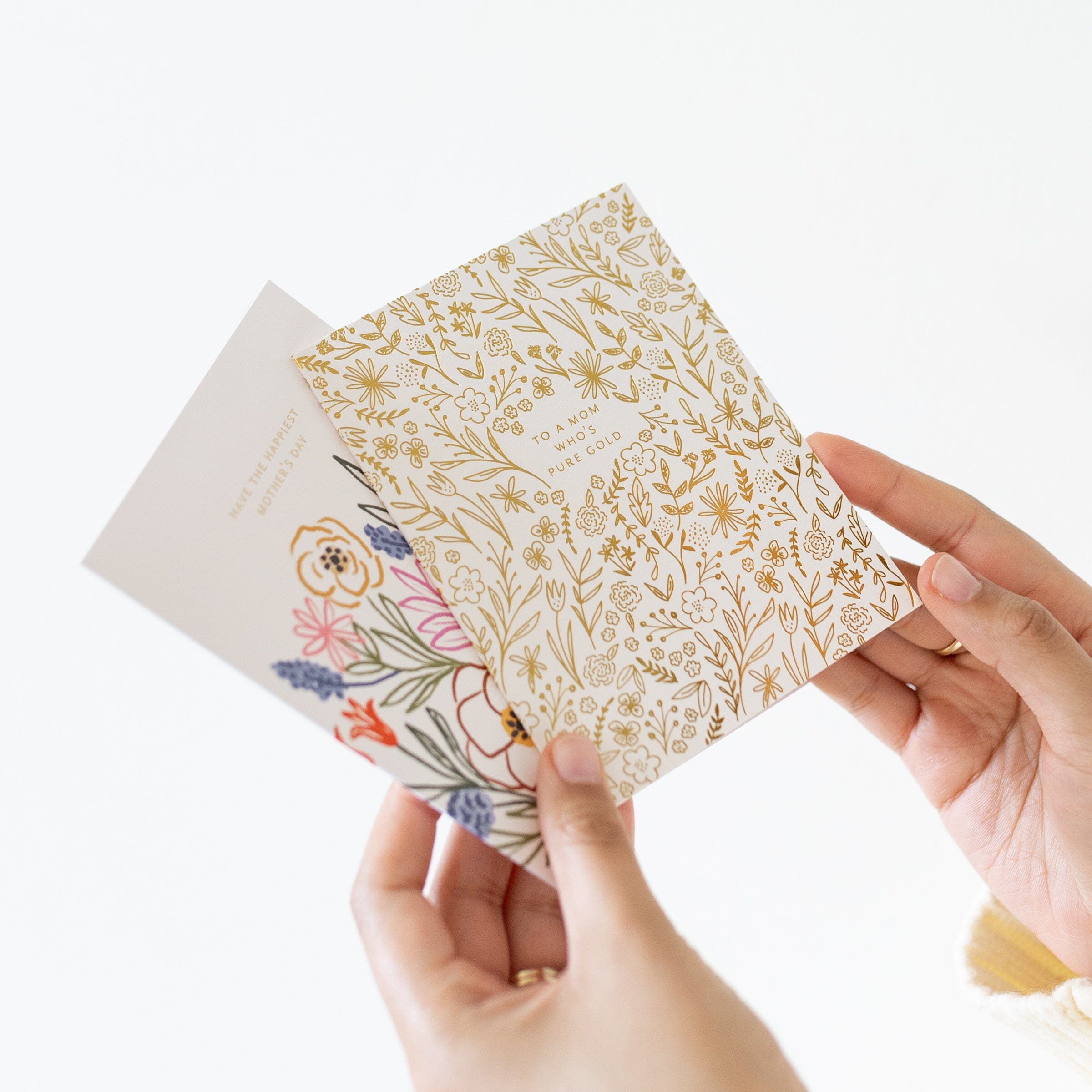 Gold Mom Card - Ramona & Ruth