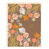 Happy Couple Flowers Card - Ramona & Ruth