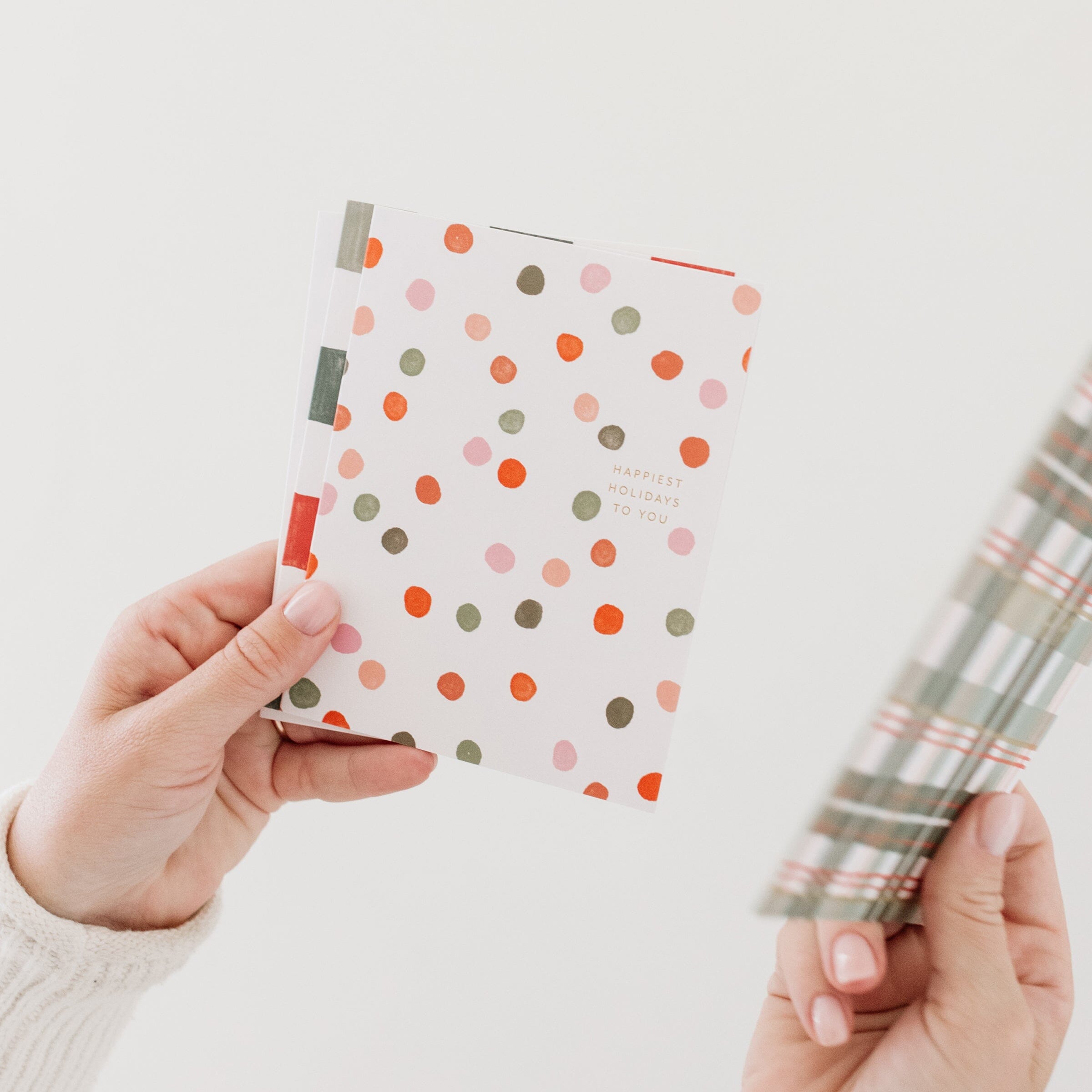 Holiday Confetti Card - Ramona & Ruth