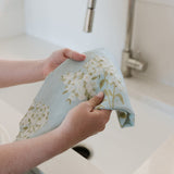 Hydrangea Linen Tea Towel - Ramona & Ruth