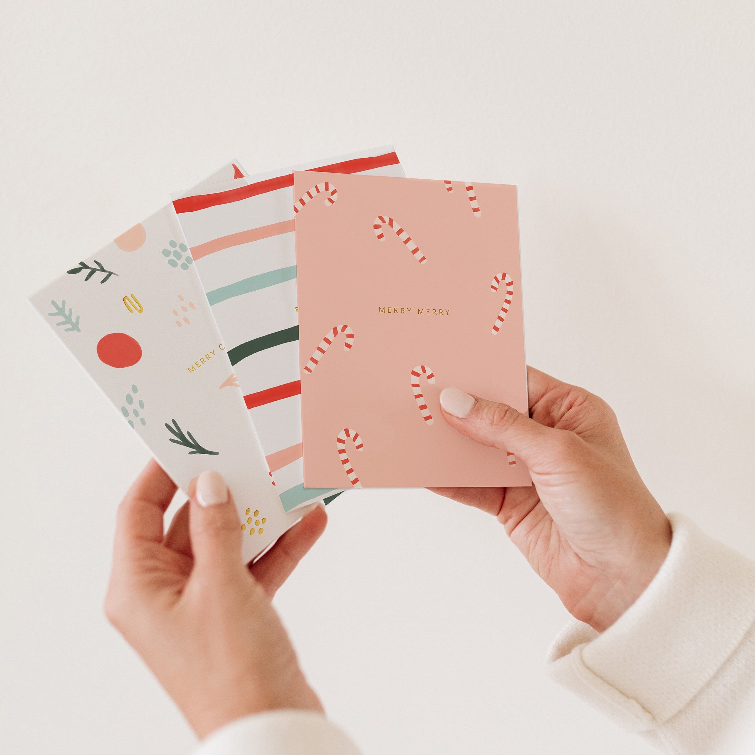 Merry Candy Canes Card - Ramona & Ruth
