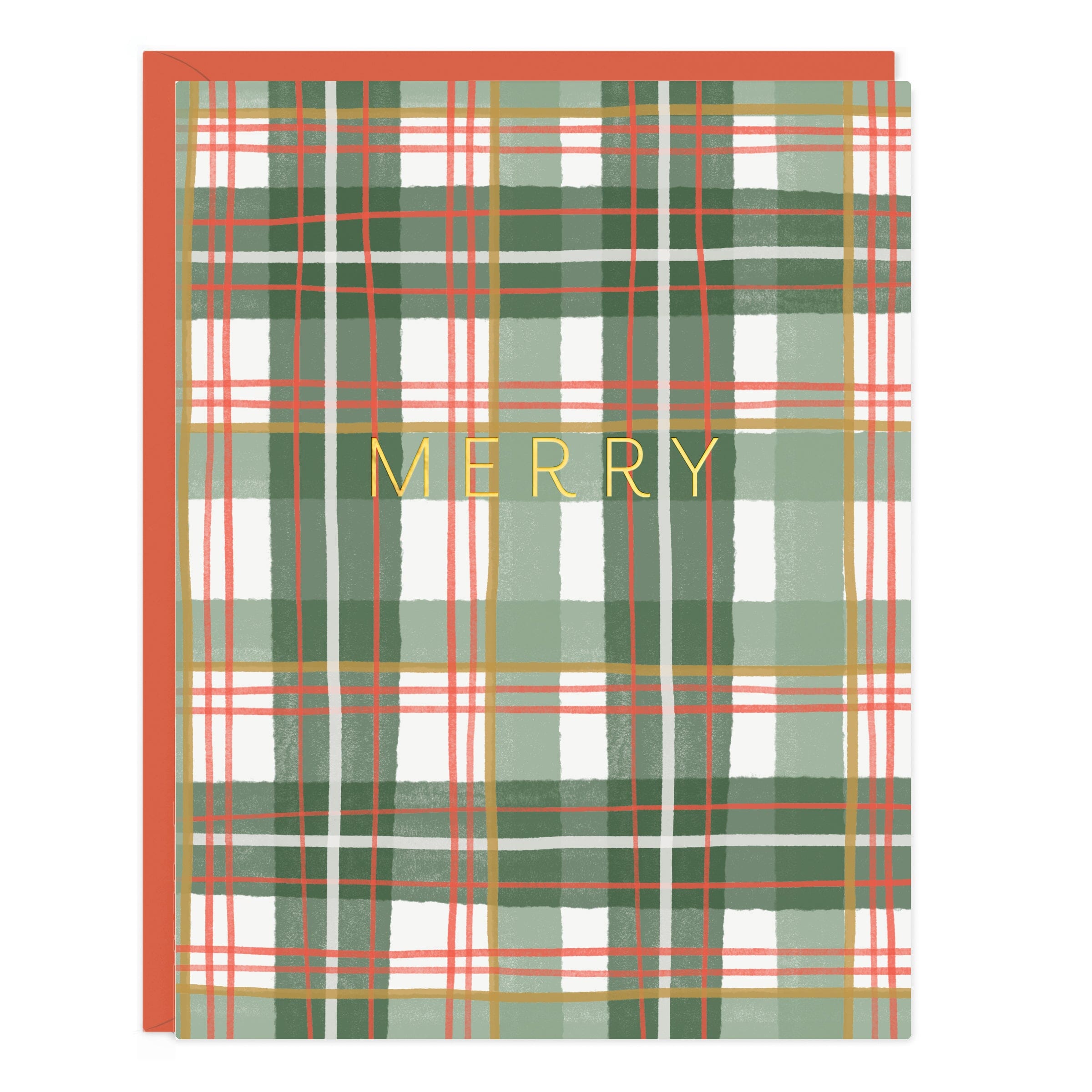 Merry Plaid Card - Ramona & Ruth
