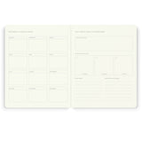 Orange Vine Stitched Monthly Planner - Ramona & Ruth