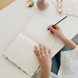 Pink Floral Stitched Monthly Planner - Ramona & Ruth