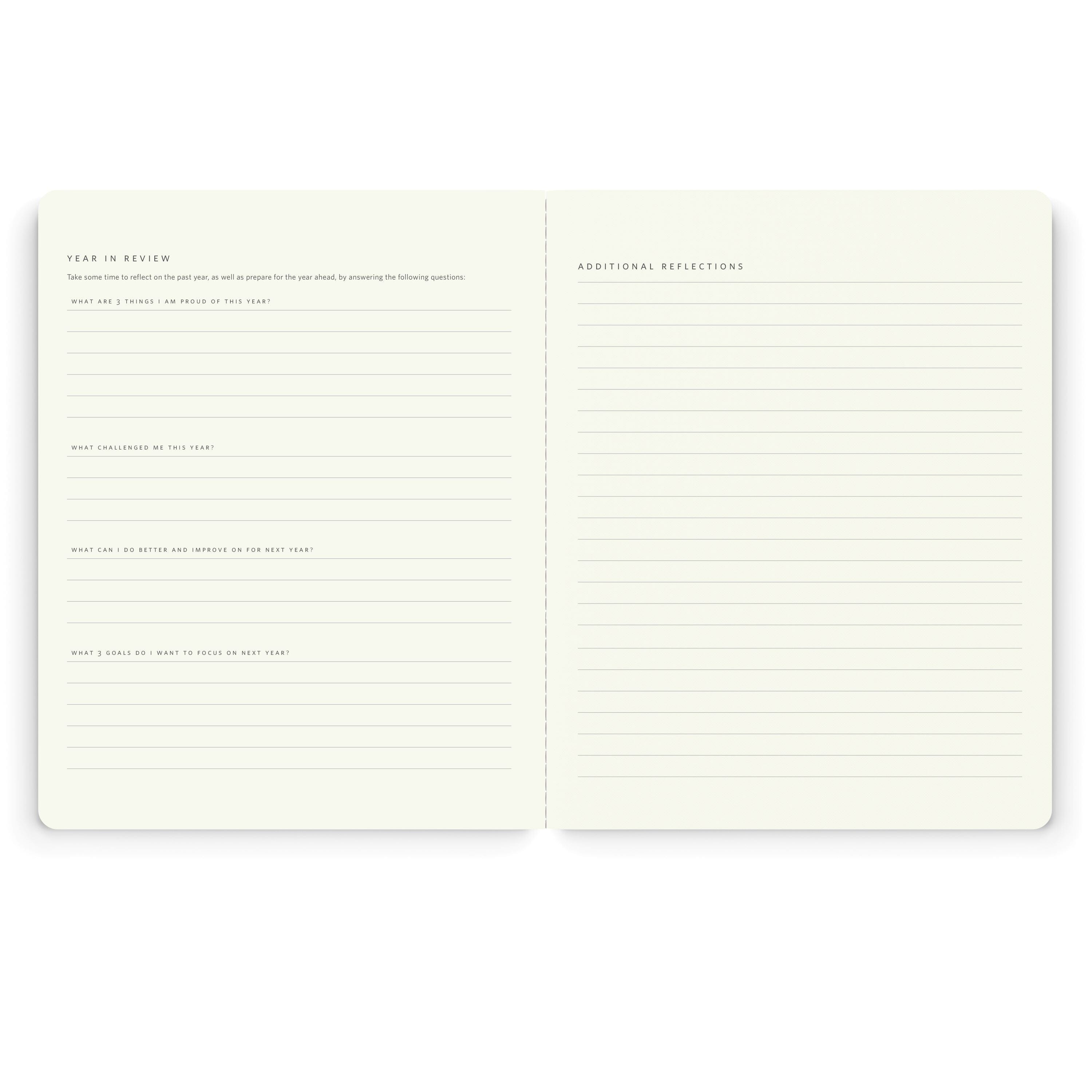 Pink Floral Stitched Monthly Planner - Ramona & Ruth