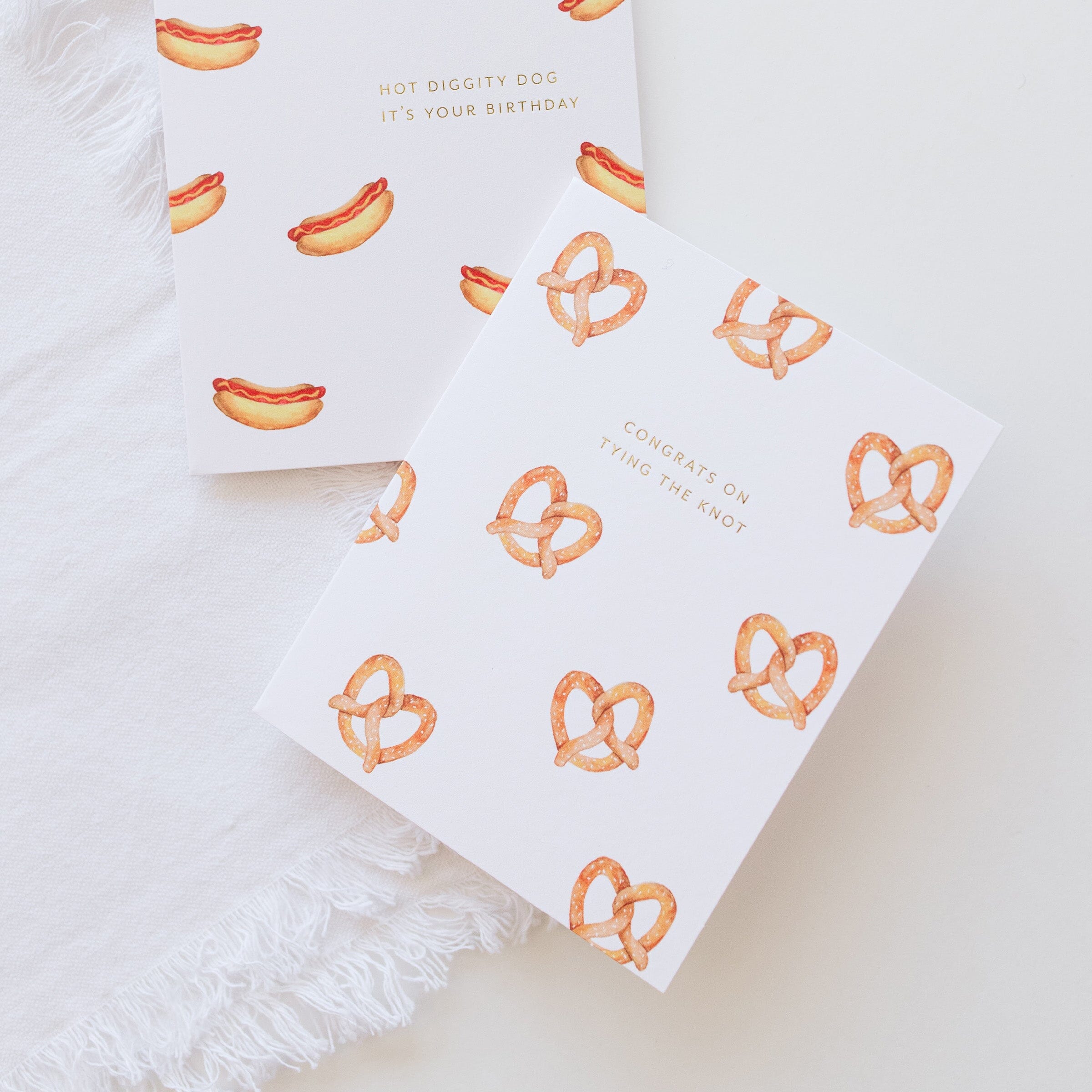 Pretzel Wedding Card - Ramona & Ruth