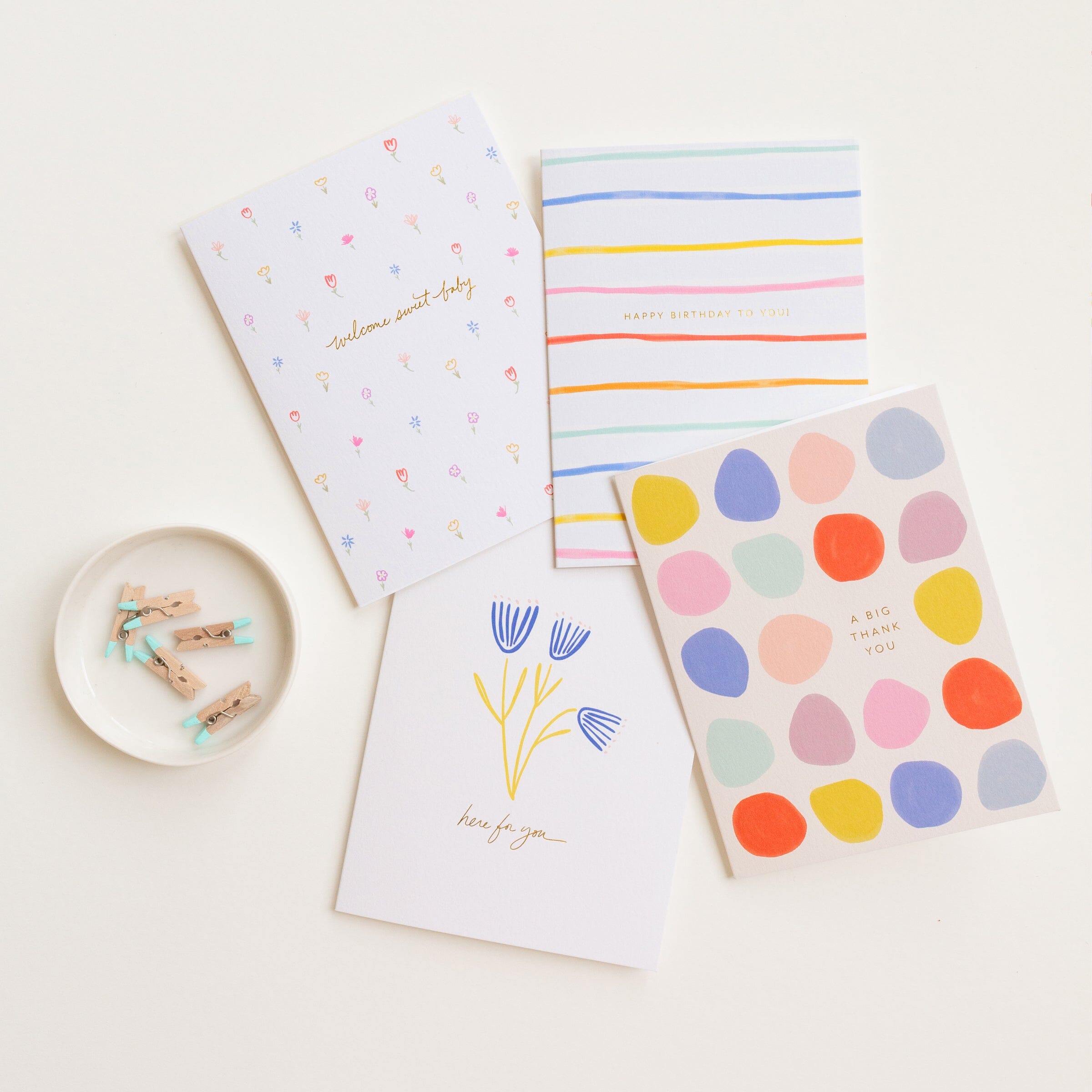 Sweet Baby Petite Floral Card - Ramona & Ruth