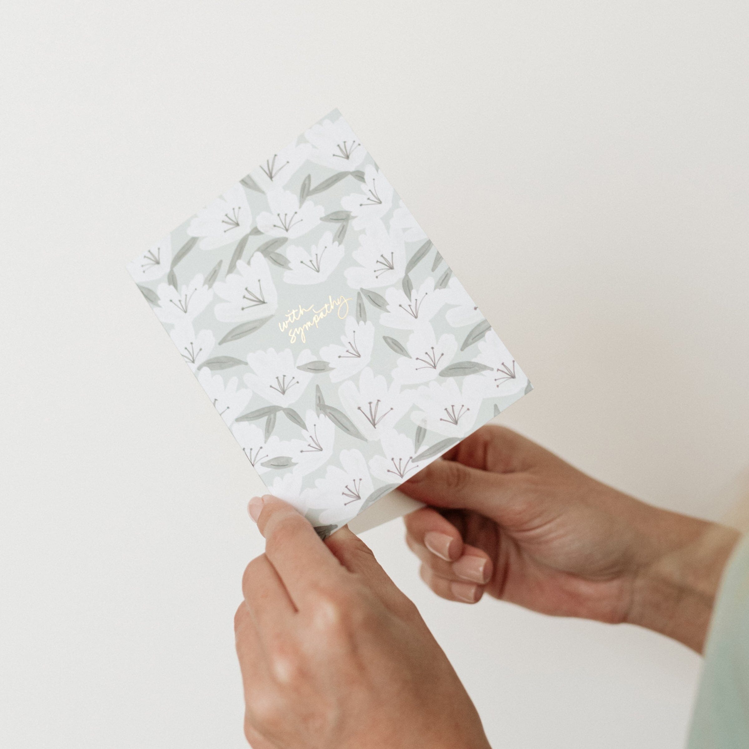 Sympathy Flowers Card - Ramona & Ruth