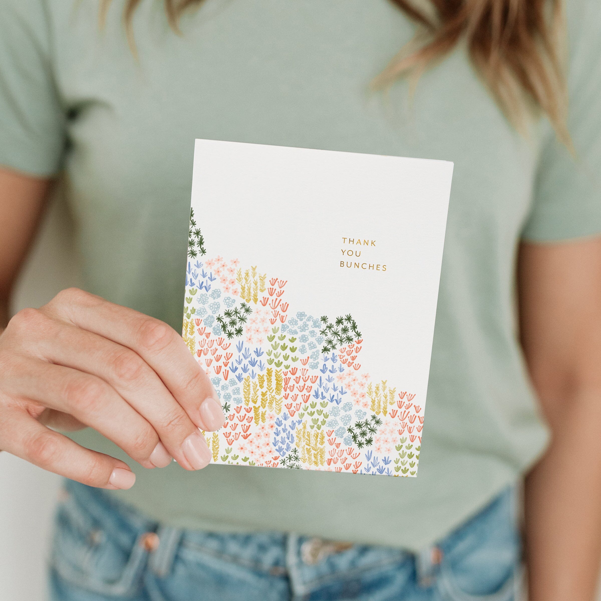 Thank You Bunches Card - Ramona & Ruth