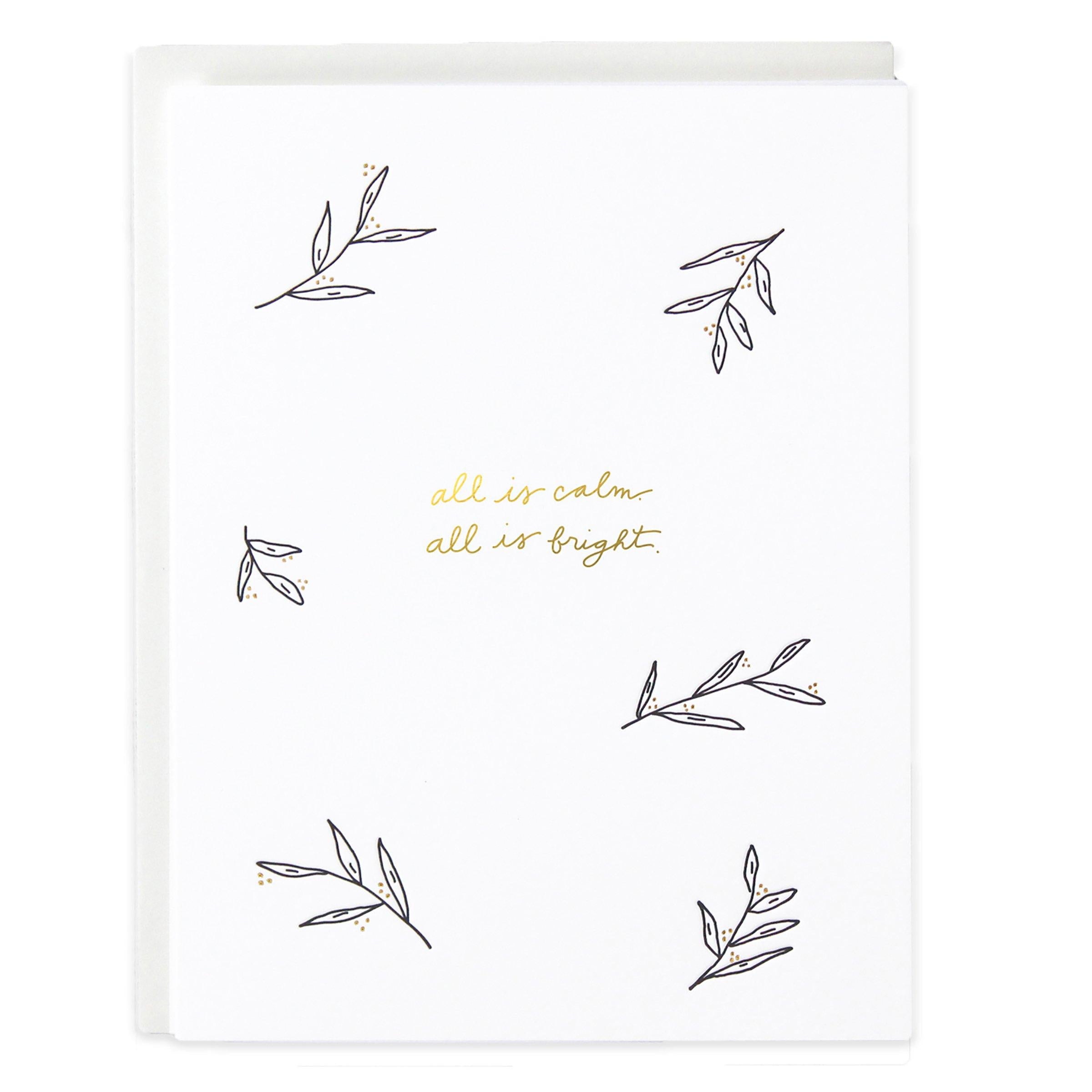 All is Calm & Bright Card - Ramona & Ruth