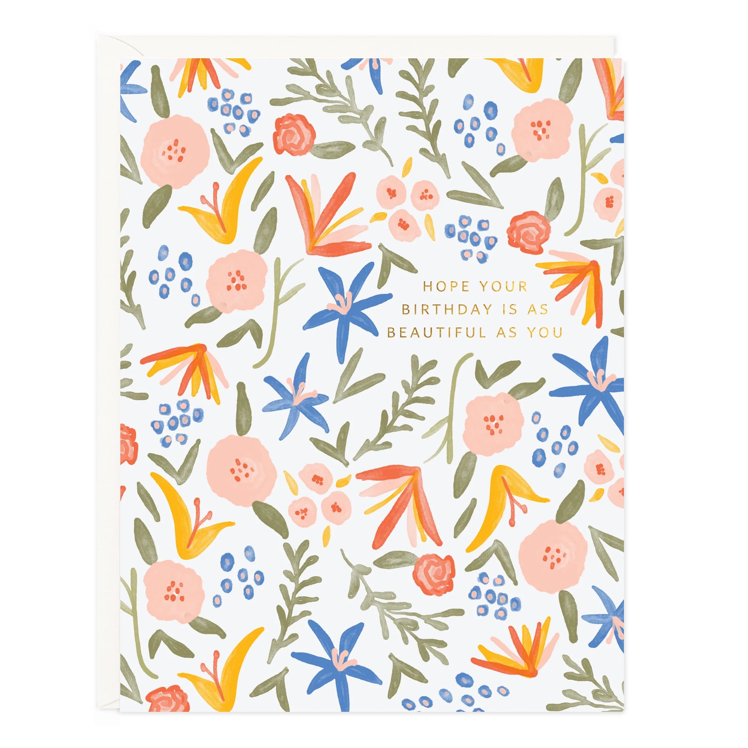 Birthday Floral Spice Card - Ramona & Ruth