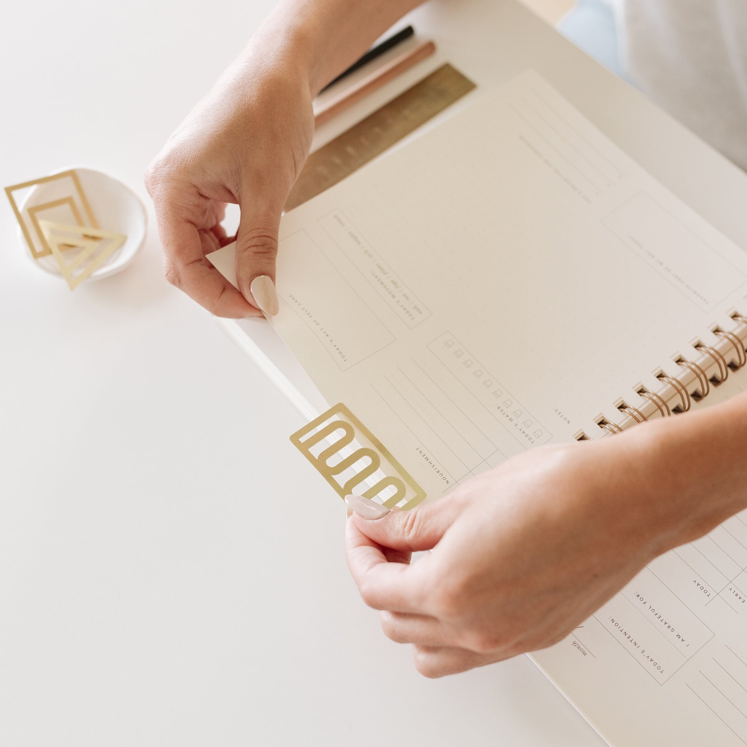 Brass Pagemarker - Ramona & Ruth
