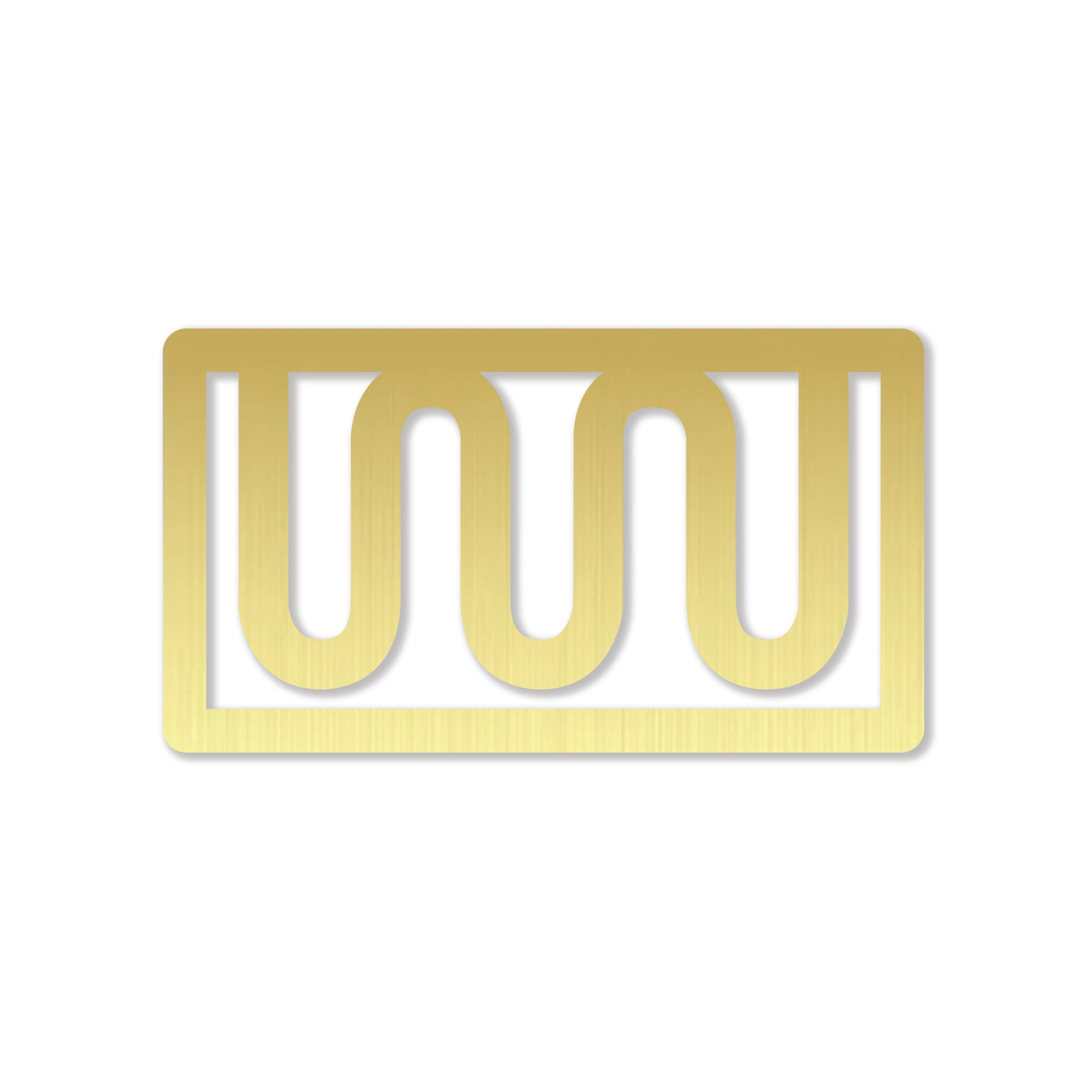 Brass Pagemarker - Ramona & Ruth Squiggle