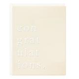 Congratulations Chic Card - Ramona & Ruth