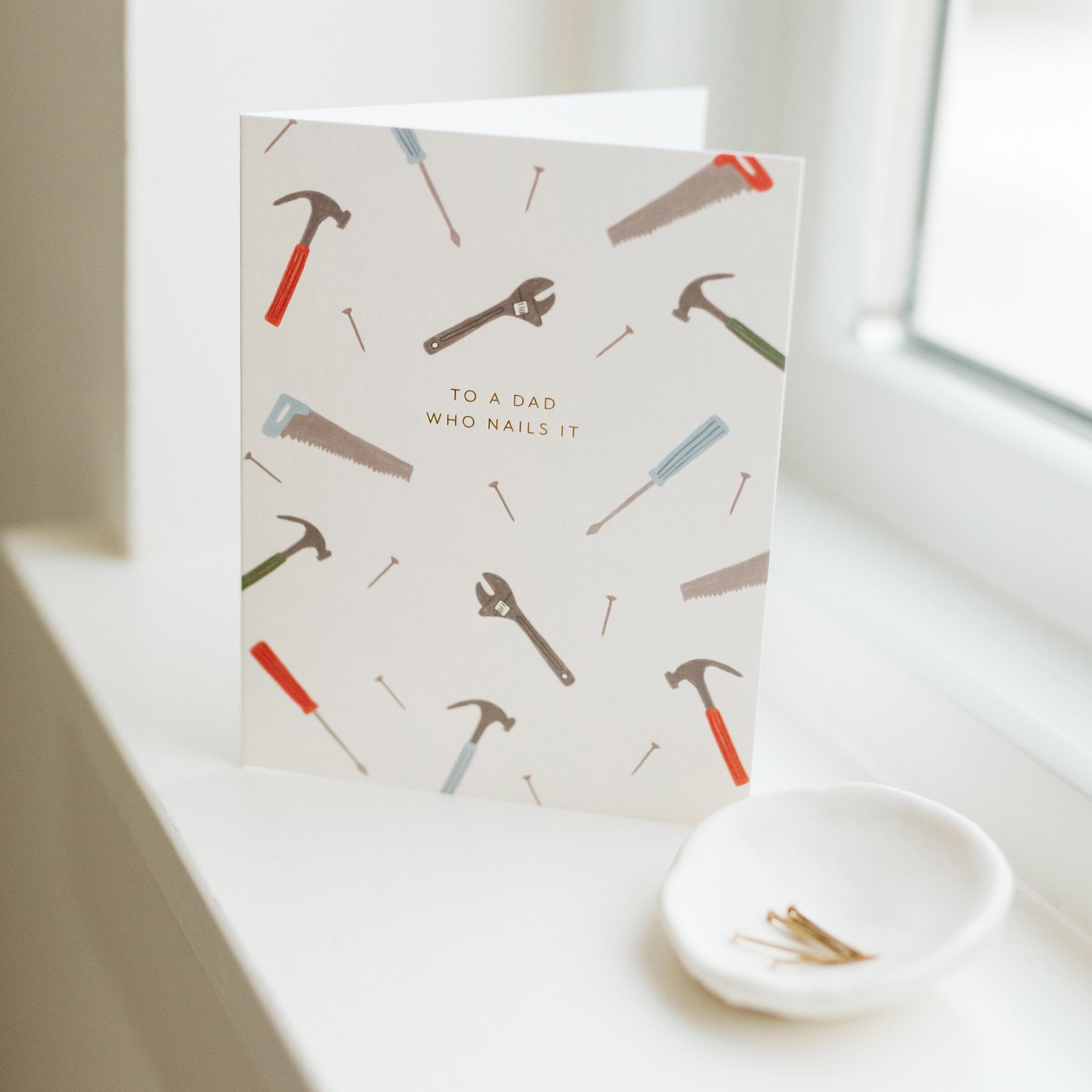 Dad Nailed It Card - Ramona & Ruth