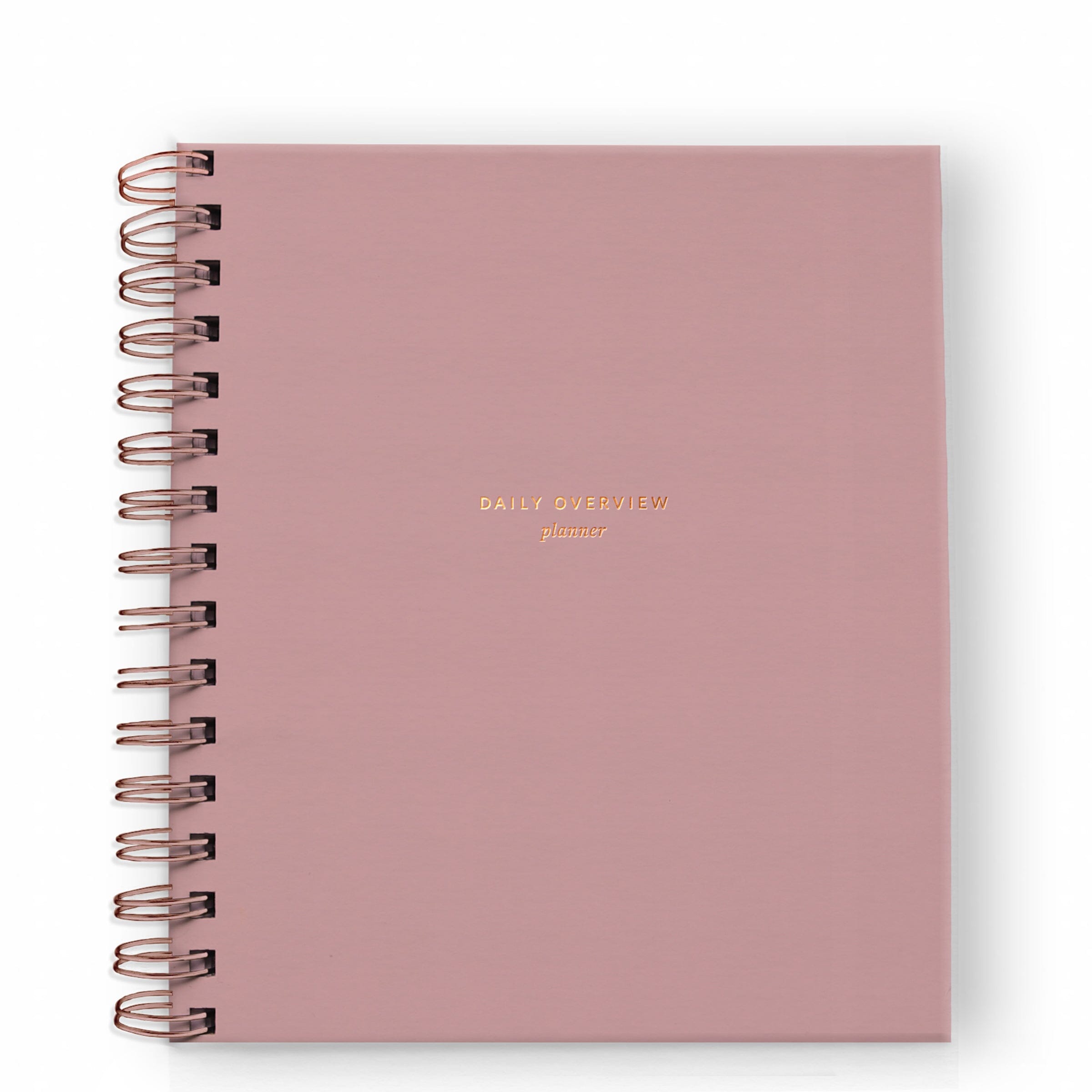 Daily Overview Planner - 5 Colors - Ramona & Ruth Dusty Rose
