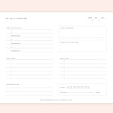 Daily Overview Printable - Click link in description. - Ramona & Ruth