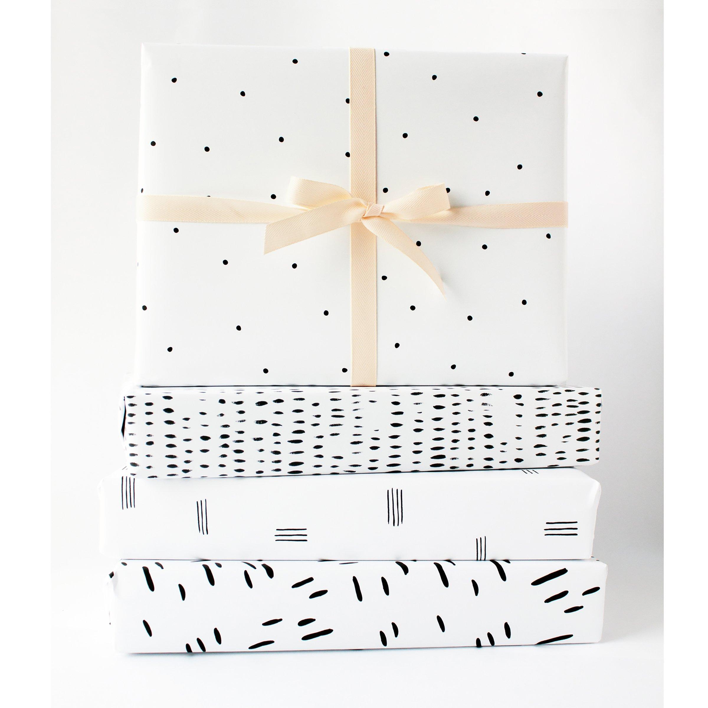 Diagonals Gift Wrap - Ramona & Ruth
