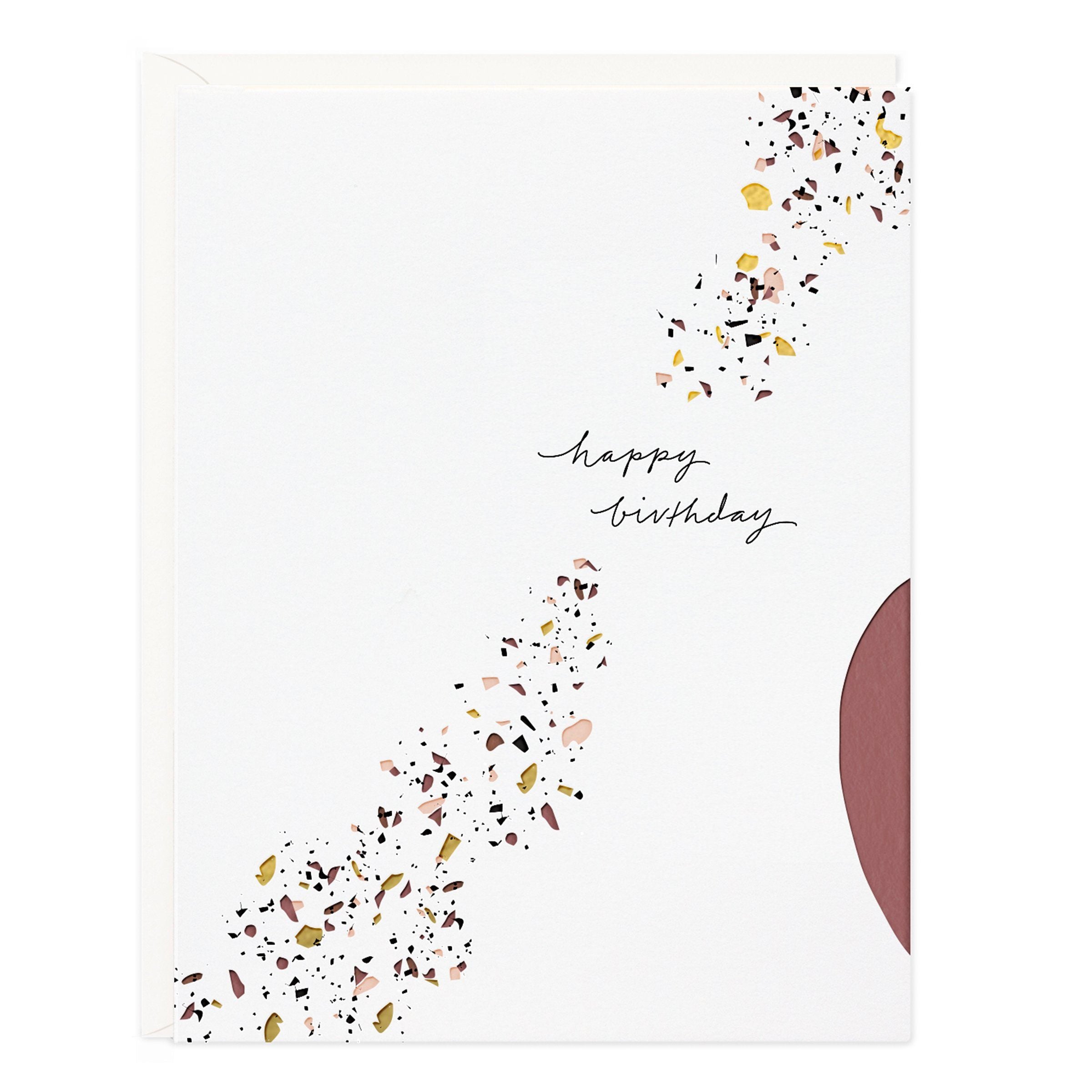 Happy Birthday Confetti Card - Ramona & Ruth