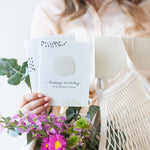 Happy Birthday White Dots Card - Ramona & Ruth