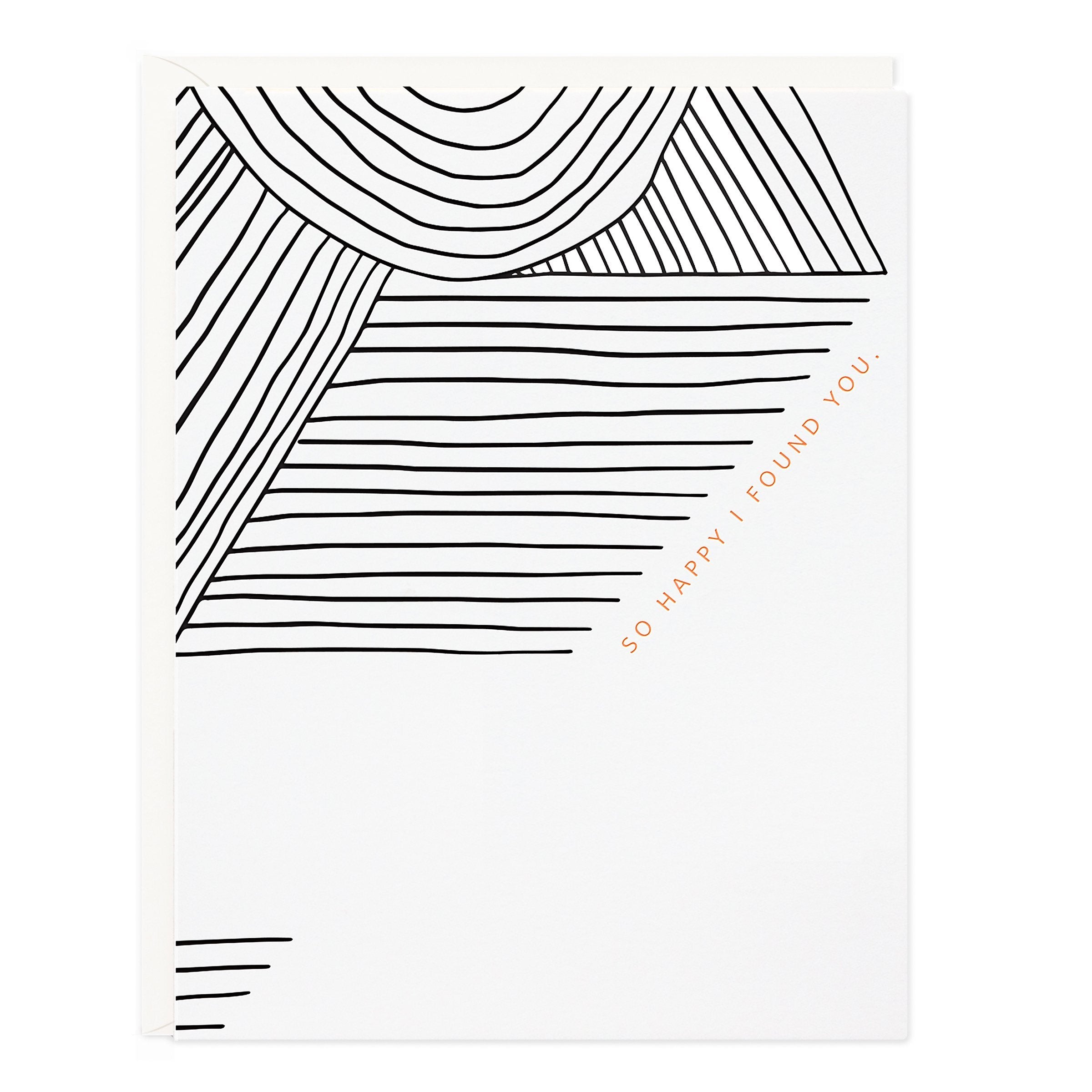 Happy I Found You Geo Card - Ramona & Ruth