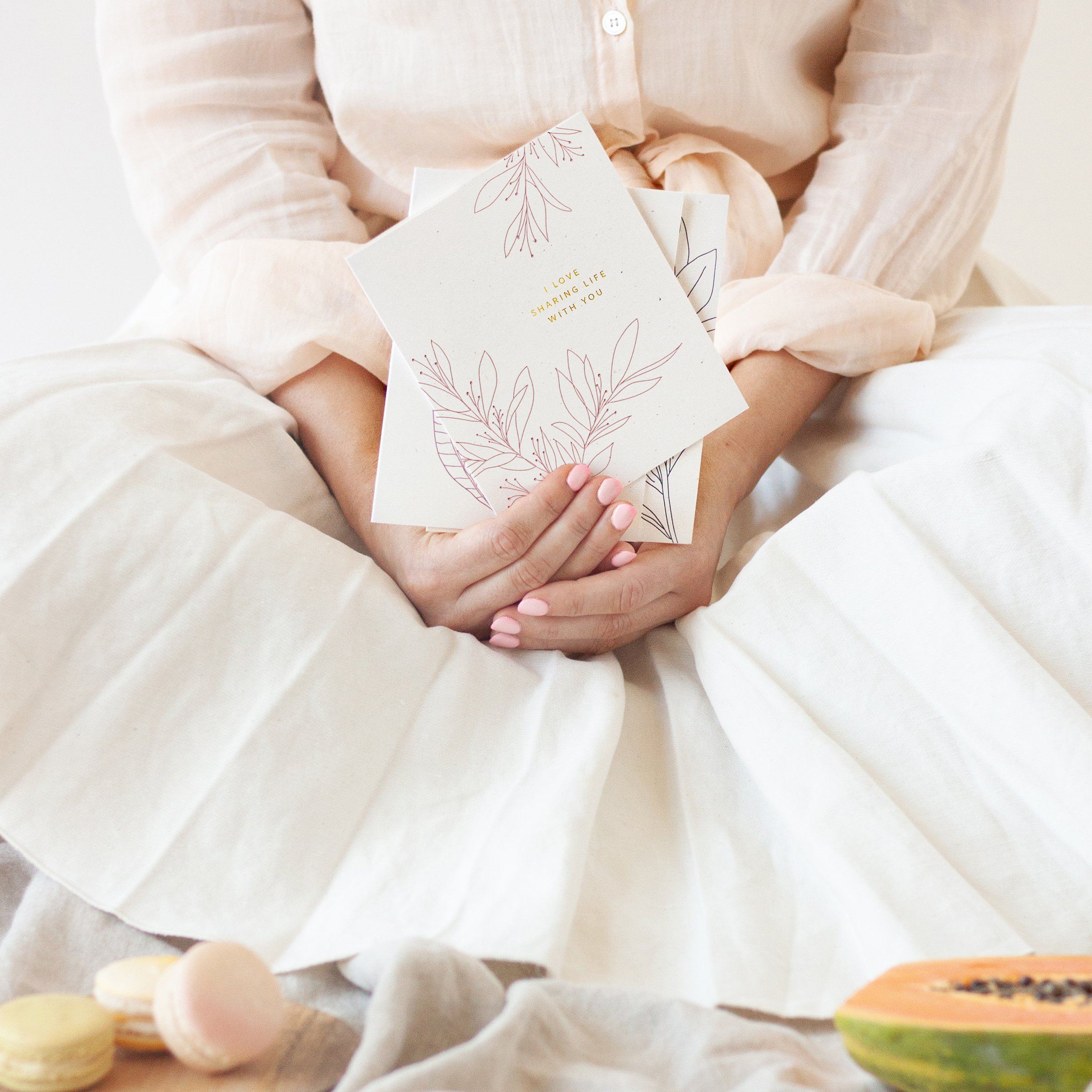 Love Sharing Life With You Botanical Card - Ramona & Ruth