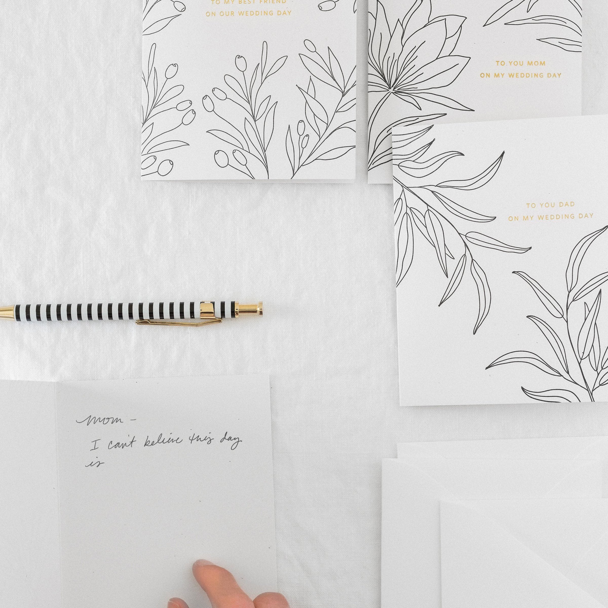 Mom Wedding Day Botanical Card - Ramona & Ruth