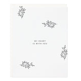 My Heart is With You Card - Ramona & Ruth