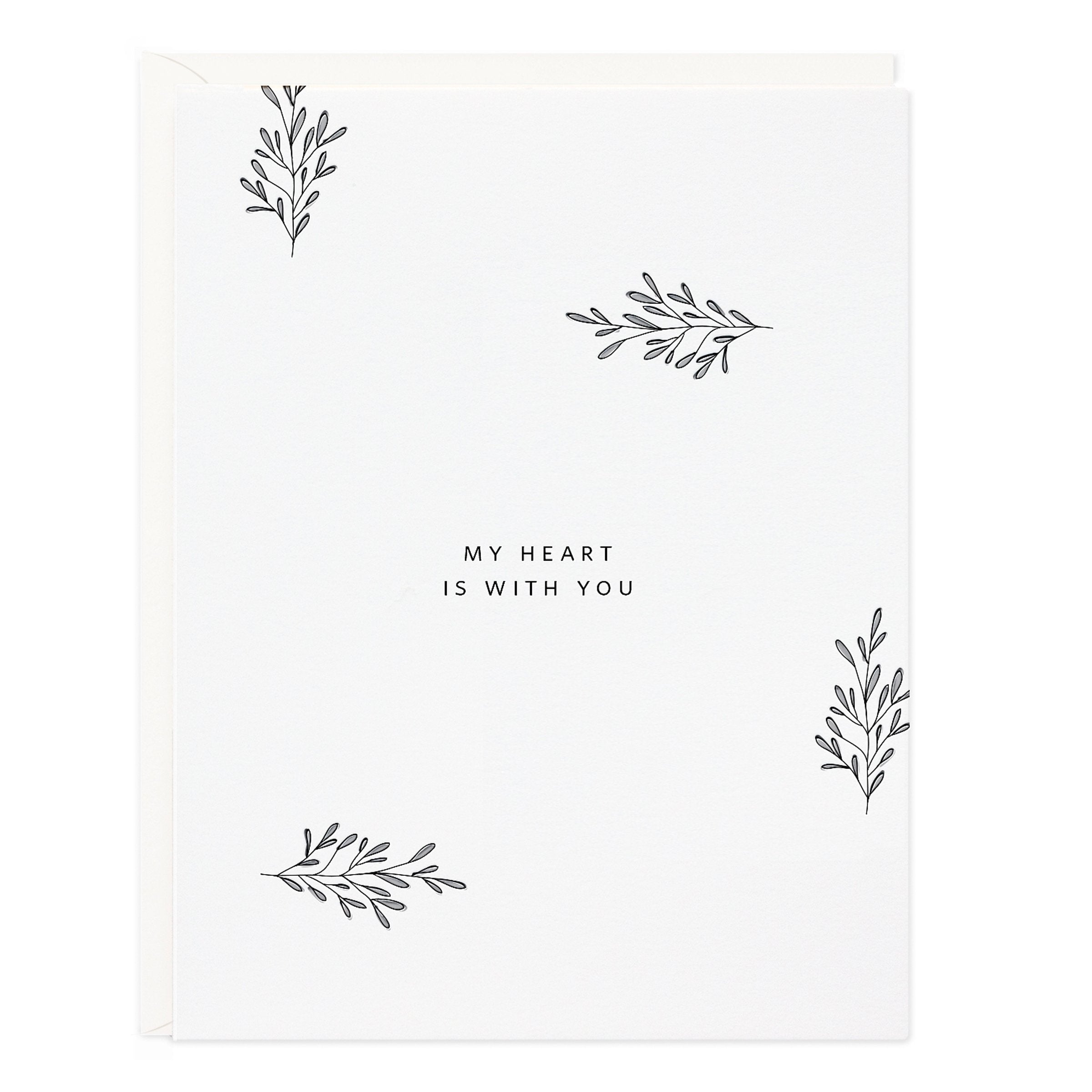 My Heart is With You Card - Ramona & Ruth