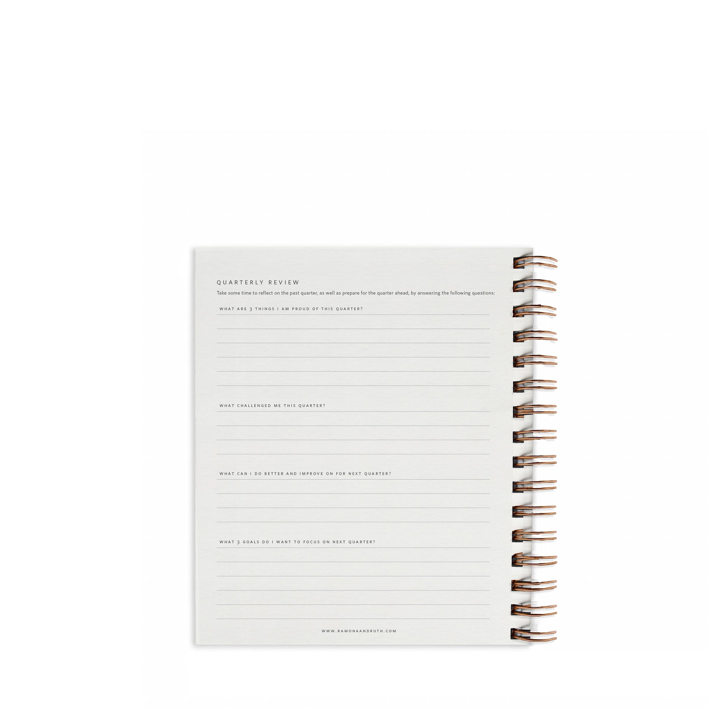 Quarterly Overview Planner - Ramona & Ruth