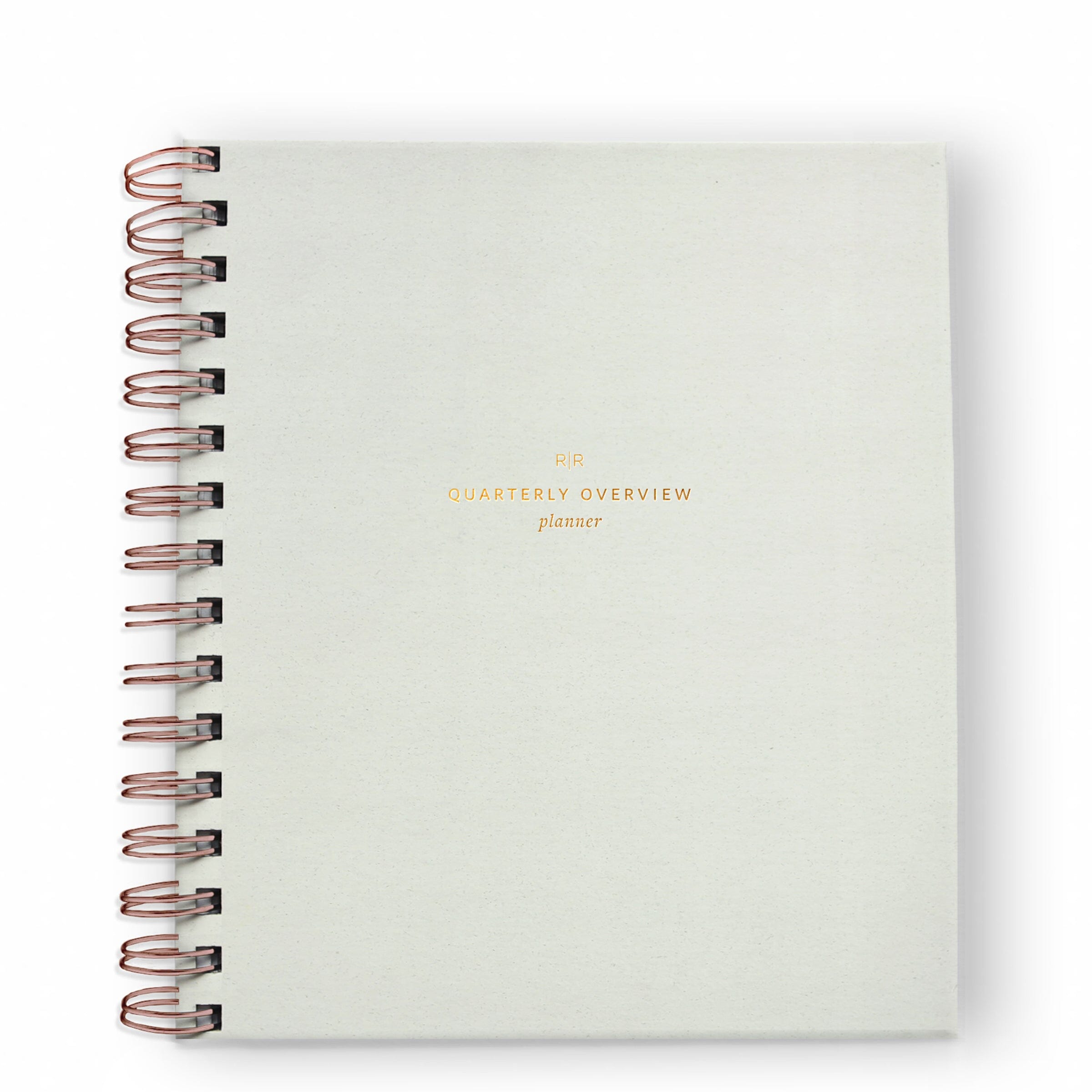 Quarterly Overview Planner - Ramona & Ruth Chalk White