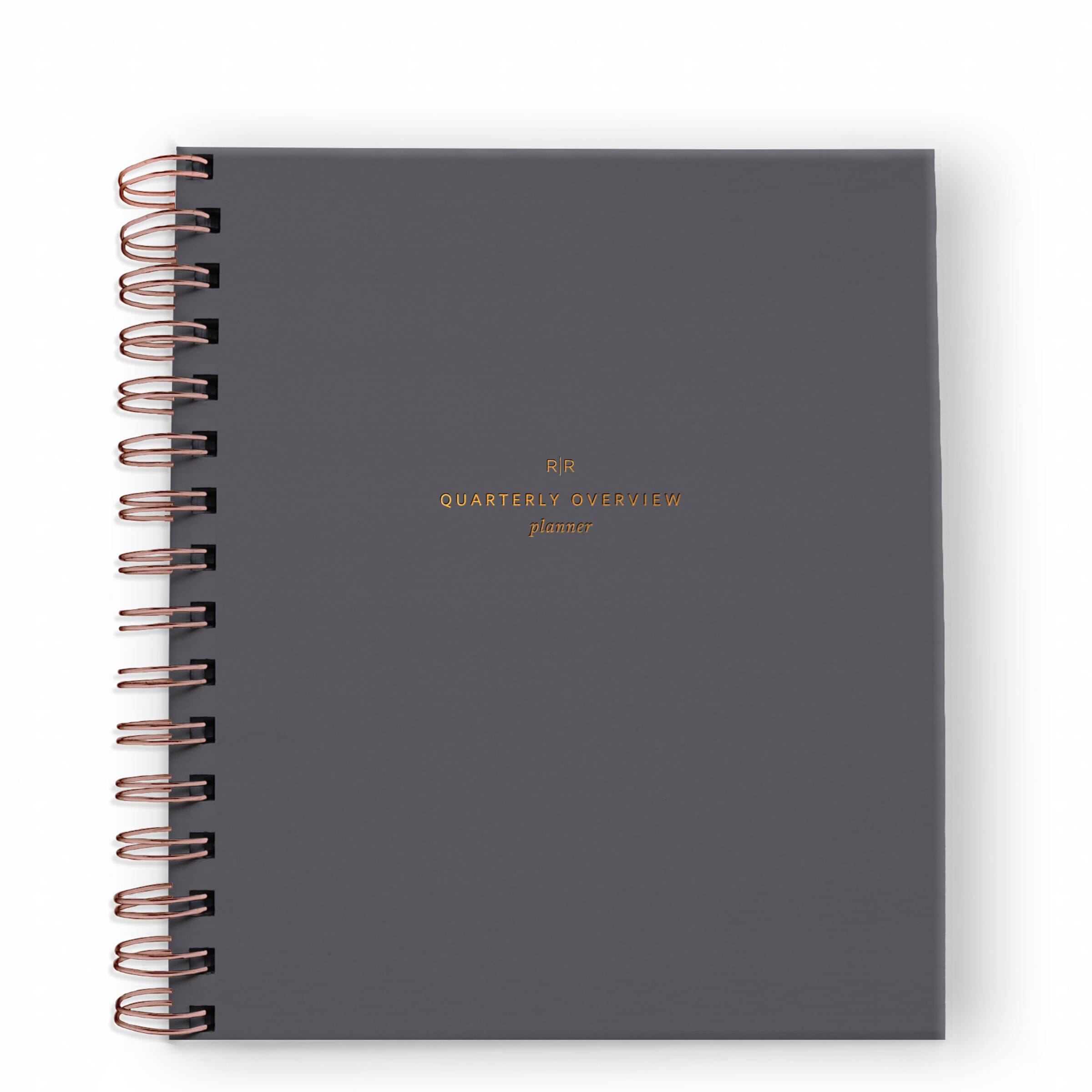 Quarterly Overview Planner - Ramona & Ruth Charcoal