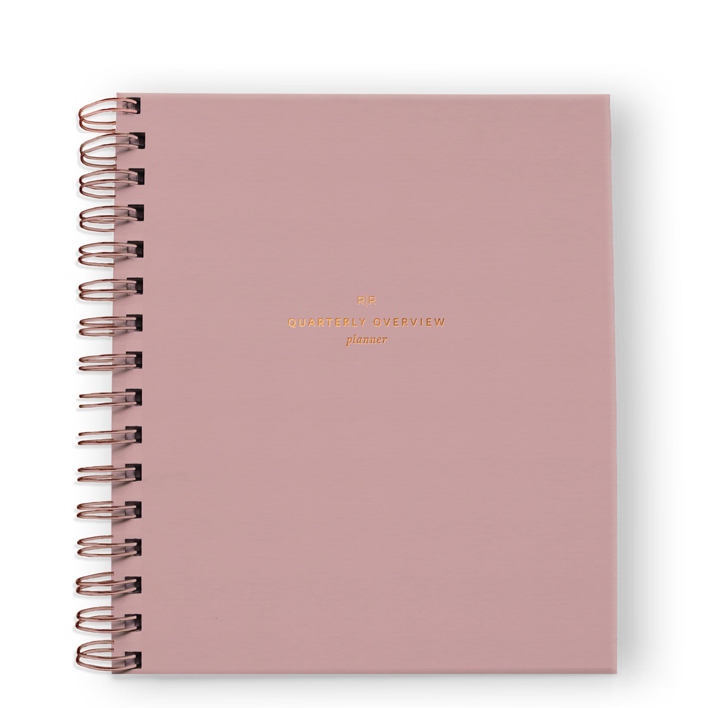 Quarterly Overview Planner - Ramona & Ruth Dusty Rose