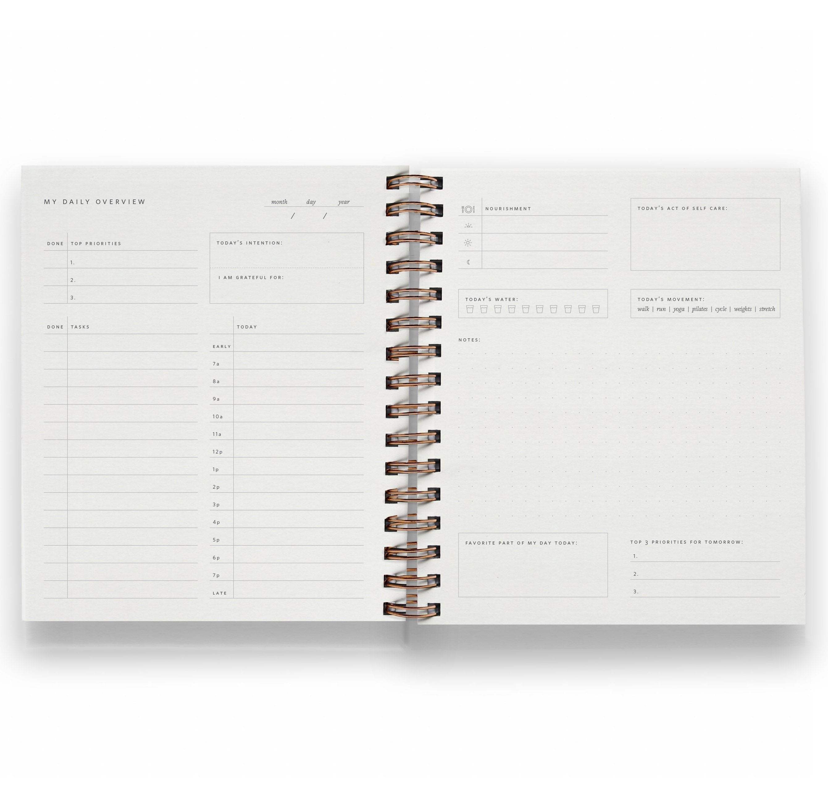 Sample Sale - Daily Overview Planner in Light Sage - Ramona & Ruth