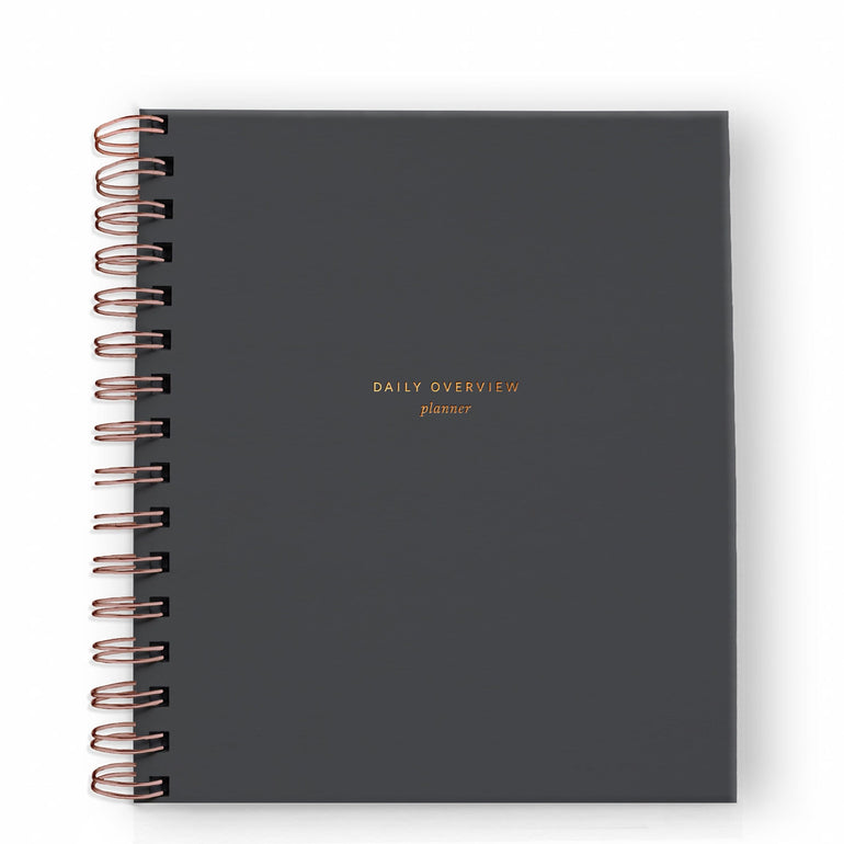 Sample Sale - Daily Overview Planner - Ramona & Ruth Charcoal 