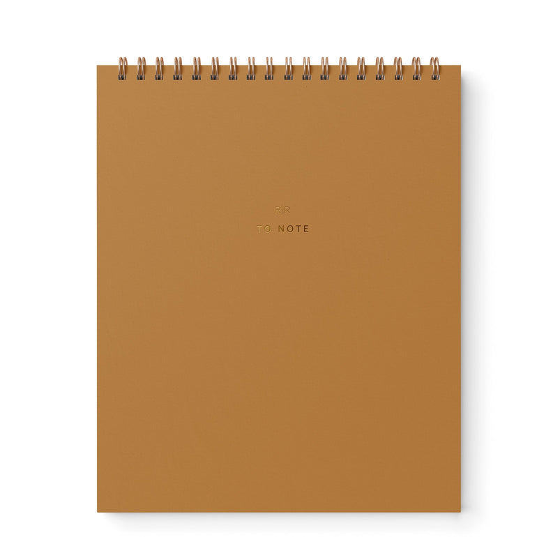 Sample Sale - To Note Lined Notebook - Ramona & Ruth Mustard 