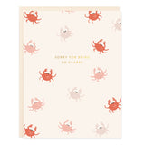 Sorry Crab Card - Ramona & Ruth