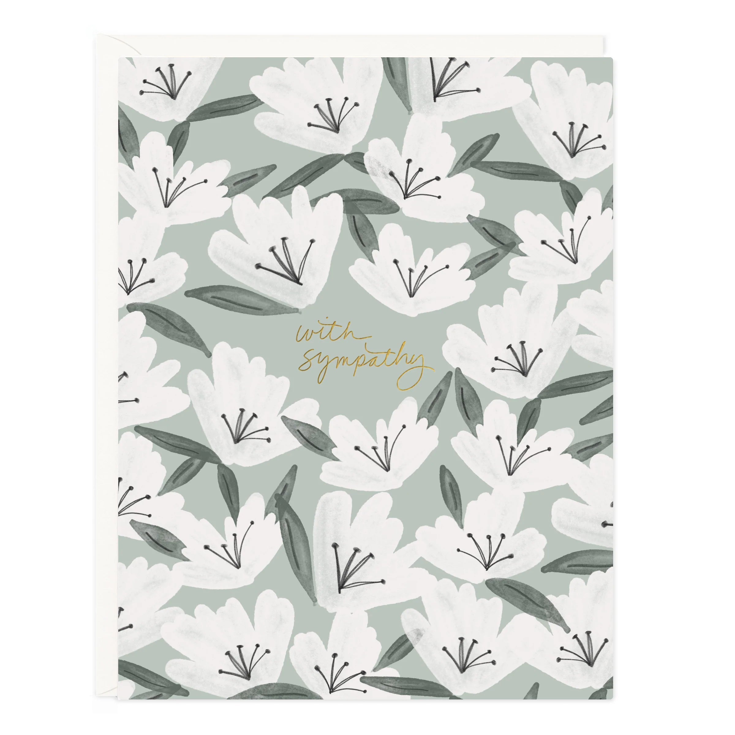 Sympathy Flowers Card - Ramona & Ruth