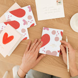 Valentine Abstract Card - Ramona & Ruth